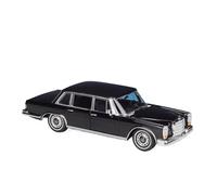 Veicoli A Motore Miniatura 1:24 For La Simulazione Statica Della For Mercedes 600 Mini Modello Di Auto Replica In Lega Pressofusa Ornamenti Macchinina Modellino Di Auto Finito(Black)