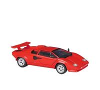Veicoli A Motore Miniatura 1:24 For Lamborghini Countach LP5000S, Modello Di Auto In Lega Pressofusa In Scala Statica Collezione Di Ornamenti Da Libreria Macchinina Modellino Di Auto Finito(Red)