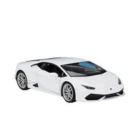 Veicoli A Motore Miniatura 1:24 For Lamborghini Huracan LP610-4 Mini Modello Di Auto In Lega In Scala Di Simulazione, Modello In Metallo, Ornamenti Creativi Macchinina Modellino Di Auto Finito(White)