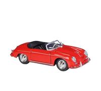 Veicoli A Motore Miniatura 1:24 For Porsche 356A Speedster Simulation Alloy Car Model Die-cast Metal Car Model Collection Ornaments Macchinina Modellino Di Auto Finito(Red)