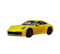 Veicoli A Motore Miniatura 1:24 For Porsche 911 Carrera 4S Mini Simulazione Auto In Lega Di Zinco Modello Libreria Ornamenti Decorazione Collezione Macchinina Modellino Di Auto Finito(Yellow)
