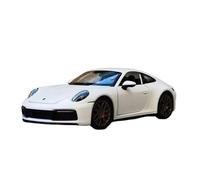 Veicoli A Motore Miniatura 1:24 For Porsche 911 Carrera 4S Mini Simulazione Auto In Lega Di Zinco Modello Libreria Ornamenti Decorazione Collezione Macchinina Modellino Di Auto Finito(White)