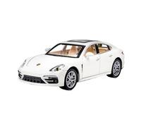 Veicoli A Motore Miniatura 1:24 For Porsche Panamera Mini Simulation, Modello Di Auto In Lega, Squisita Decorazione For Libreria. Macchinina Modellino Di Auto Finito(White)