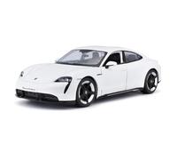 Veicoli A Motore Miniatura 1:24 For Porsche Taycan Turbo S Modello Di Auto Replica In Lega Statica In Miniatura Ornamenti Da Collezione Decorazione Macchinina Modellino Di Auto Finito(White)