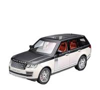 Veicoli A Motore Miniatura 1:24 for range rover mini car model alloy simulation vehicle model collection ornaments decorate Macchinina Modellino Di Auto Finito(White)
