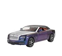 Veicoli A Motore Miniatura 1:24 For Rolls Royce Dawn Mini, Modello Di Auto Di Lusso In Lega Di Zinco In Scala Statica Ornamenti For Libreria Decorazione Macchinina Modellino Di Auto Finito(Purple)