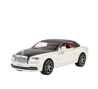 Veicoli A Motore Miniatura 1:24 For Rolls Royce Dawn Mini, Modello Di Auto Di Lusso In Lega Di Zinco In Scala Statica Ornamenti For Libreria Decorazione Macchinina Modellino Di Auto Finito(White)