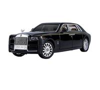Veicoli A Motore Miniatura 1:24 For Rolls Royce Phantom In Miniatura In Scala Statica, Modello Di Auto In Lega Ornamenti For Libreria, Decorazione Macchinina Modellino Di Auto Finito(Black)