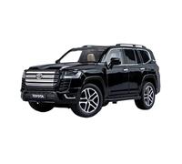 Veicoli A Motore Miniatura 1:24 For Simulazione Un For Toyota Land Cruiser Modello Auto In Lega Modello Auto In Metallo Pressofuso Collezione Ornamenti Macchinina Modellino Di Auto Finito(Black)