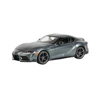 Veicoli A Motore Miniatura 1:24 For Toyota Gr Supra Mini Modello Di Auto Statica In Lega Di Zinco Pressofusa Ornamenti For Libreria Decorazione Macchinina Modellino Di Auto Finito(Chrome)