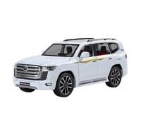 Veicoli A Motore Miniatura 1:24 For Toyota Land Cruiser LC300 SUV Modello Di Auto In Lega Di Zinco Con Simulazione Statica Ornamenti In Fusione Di Metallo Macchinina Modellino Di Auto Finito(White)