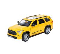 Veicoli A Motore Miniatura 1:24 For Toyota Sequoia Mini Simulation, Modello Di Auto In Lega, Collezione Di Ornamenti For Auto Fuoristrada Squisiti. Macchinina Modellino Di Auto Finito(Yellow)