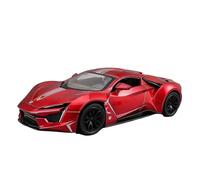 Veicoli A Motore Miniatura 1:24 Per Lykan Hypersport Simulazione Di Modellismo In Lega Pressofusa, Decorazioni Creative Per La Casa Macchinina Modellino Di Auto Finito(Red)