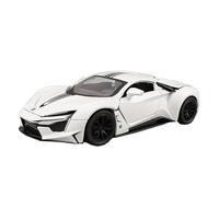 Veicoli A Motore Miniatura 1:24 Per Lykan Hypersport Simulazione Di Modellismo In Lega Pressofusa, Decorazioni Creative Per La Casa Macchinina Modellino Di Auto Finito(White)