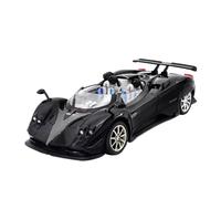 Veicoli A Motore Miniatura 1:24 Per Pagani Zonda HP Barchetta Collezione Di Vetrinette Per Modellini Di Auto In Lega Di Metallo In Scala Statica Macchinina Modellino Di Auto Finito(Black)