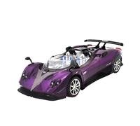 Veicoli A Motore Miniatura 1:24 Per Pagani Zonda HP Barchetta Collezione Di Vetrinette Per Modellini Di Auto In Lega Di Metallo In Scala Statica Macchinina Modellino Di Auto Finito(Purple)