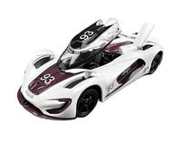 Veicoli A Motore Miniatura 1:32 For Dodge Srt Tomahawk Xvgt Mini Modello Di Auto Statica In Lega Di Zinco Pressofusa Ornamenti Da Libreria Decorazione Macchinina Modellino Di Auto Finito(White)