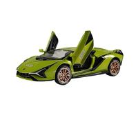 Veicoli A Motore Miniatura 1:32 For Lamborghini Sian Fkp 37 Mini Simulazione Modello Di Auto In Lega Di Metallo Ornamenti Squisiti Esposizione Macchinina Modellino Di Auto Finito(Green)