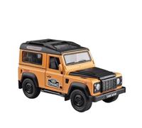 Veicoli A Motore Miniatura 1:32 For Land Rover Defender SUV Mini Simulazione Modello Di Auto In Lega Di Zinco Squisita Libreria Ornamenti Decorazione Macchinina Modellino Di Auto Finito(Yellow)