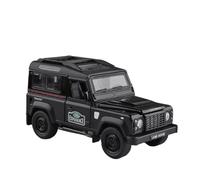 Veicoli A Motore Miniatura 1:32 For Land Rover Defender SUV Mini Simulazione Modello Di Auto In Lega Di Zinco Squisita Libreria Ornamenti Decorazione Macchinina Modellino Di Auto Finito(Black)
