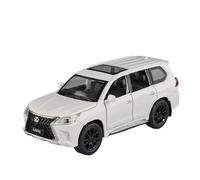 Veicoli A Motore Miniatura 1:32 For Lexus Lx570 Modello Di Auto In Lega Pressofusa In Scala Statica, Arredamento Creativo Decorazione Macchinina Modellino Di Auto Finito(White)