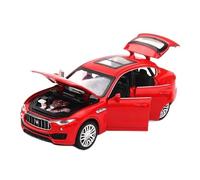Veicoli A Motore Miniatura 1:32 For Maserati Levante SUV Mini Simulazione Statica Scala Lega Modello Auto Modello Metallo Display Creativo Macchinina Modellino Di Auto Finito(Red)