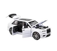 Veicoli A Motore Miniatura 1:32 For Rolls Royce Cullinan SUV In Miniatura In Scala Statica In Lega Modello Auto Libreria Ornamenti Decorazione Macchinina Modellino Di Auto Finito(White)