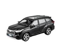 Veicoli A Motore Miniatura 1:32 For Simulazione Una Mini Auto In Lega Pressofusa For Toyota Highlander Modello Da Esposizione In Vetrina Con Decorazione Macchinina Modellino Di Auto Finito(Black)