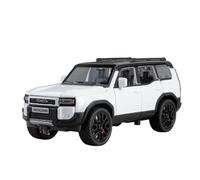 Veicoli A Motore Miniatura 1:32 For Toyota Land Cruiser Prado Mini Simulazione Modello Auto In Lega In Scala Statica Modello In Metallo Ornamenti Creativi Macchinina Modellino Di Auto Finito(White)