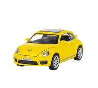 Veicoli A Motore Miniatura 1:32 For Volkswagen Maggiolino GSR In Miniatura, Modello Di Auto Pressofusa In Lega Di Zinco Statica, Ornamenti Da Libreria Macchinina Modellino Di Auto Finito(Yellow)