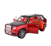 Veicoli A Motore Miniatura Modellino Auto In Lega Pressofusa For Rolls Royce Cullinan Masory SUV Mini Scala Statica 1:24 Ornamenti For Libreria Macchinina Modellino Di Auto Finito(Red)