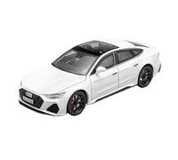 Veicoli A Motore Miniatura Modello Di Auto In Lega Di Metallo In Scala 1:24 For Audi RS7 Mini, Squisita Decorazione For Il Soggiorno Macchinina Modellino Di Auto Finito(White)