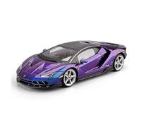 Veicoli A Motore Miniatura Modello Di Auto In Lega Di Metallo Modello Di Simulazione Collezione Di Ornamenti Scala 1:18 For Lamborghini Centenario LP770-4 Macchinina Modellino Di Auto Finito(Purple)