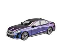 Veicoli A Motore Miniatura Modello Di Auto In Lega In Scala 1/24 For BMW I5 M60, Modello In Metallo, Decorazione For La Casa, Ornamenti Macchinina Modellino Di Auto Finito(Purple)