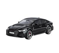 Veicoli A Motore Miniatura Ornamenti For Libreria, Decorazione, Modello Di Auto Di Lusso In Lega Di Zinco In Scala Statica 1:24 For Audi RS7 Mini Macchinina Modellino Di Auto Finito(Black)