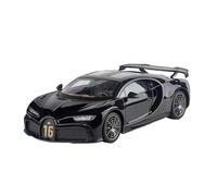 Veicoli A Motore Miniatura Simulazione Di For Bugatti Chiron In Scala 1:18 Modello Di Auto In Lega, Modello In Metallo Ornamenti For La Decorazione Della Casa Macchinina Modellino Di Auto Finito(Black