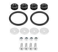 Veicoli a sgancio rapido Dispositivi di fissaggio, dispositivi di fissaggio universali a sgancio rapido Rondelle Bulloni per cofano posteriore anteriore Coperchi portellone(Nero)