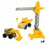 Veicoli di Costruzione Colorbaby 31 x 41 x 9,5 cm [4 Unità] 3 Pezzi
