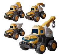 Veicoli Edili,Auto Da Sabbiera Ed Escavatore Con Giunti Mobili - Camion Giocattolo Da Cantiere,Per Compleanni Bambini E Bambine Scuola Asilo Sale Giochi Sabbiera Feste