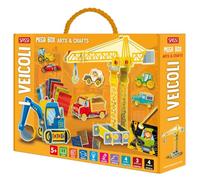 Veicoli. Mega box arts & crafts. Ediz. a colori. Con 4 fondali. Con 3 modelli 3D. Con 4 modellini