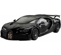 Veicoli metallo pressofuso 1:18 per Bugatti Chiron Supercar Modello auto lega pressofusa veicolo simulazione statica Colleziona Hobby Donazioni(Nero)