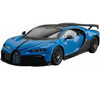 Veicoli metallo pressofuso 1:18 per Bugatti Chiron Supercar Modello auto lega pressofusa veicolo simulazione statica Colleziona Hobby Donazioni(Blu)