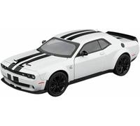 Veicoli metallo pressofuso 1:22 per Dodge Challenger Sports Car Simulation Alloy Model Dynamic Sound And Light Toy Vehicle Scale(White)