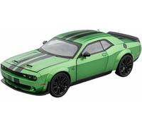 Veicoli metallo pressofuso 1:22 per Dodge Challenger Sports Car Simulation Alloy Model Dynamic Sound And Light Toy Vehicle Scale(Verde)