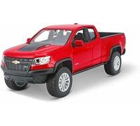 Veicoli metallo pressofuso 1:24 per Chevrolet Colorado Zr2 2017 Pickup Simulazione Modello auto lega Giocattolo Veicolo scala statica Ornamenti(Rosso)