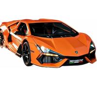 Veicoli metallo pressofuso 1:24 per Lamborghini Lpi800-4 HuracáN Sto Aventador Revuelto Auto lega pressofusa modello Porta completamente aperta Veicolo statico modelli auto collezione(Revuelto Orange)
