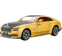 Veicoli metallo pressofuso 1:24 per Rolls-Royce Spectre Dawn auto lega modellismo suono luce veicolo simulazione statica trazione posteriore collezione(Bright Gold)