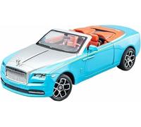 Veicoli metallo pressofuso 1:24 per Rolls-Royce Spectre Dawn auto lega modellismo suono luce veicolo simulazione statica trazione posteriore collezione(Blue Convertible)