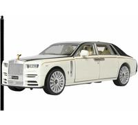 Veicoli metallo pressofuso 1:30 per Rolls Royce per Phantom modello auto lusso scala simulazione dinamica giocattolo lega regalo(White)