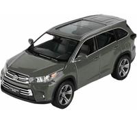Veicoli metallo pressofuso 1:32 per Toyota per Highlander Suv modello auto scala simulazione dinamica veicolo giocattolo lega esposizione regalo(Cromo)